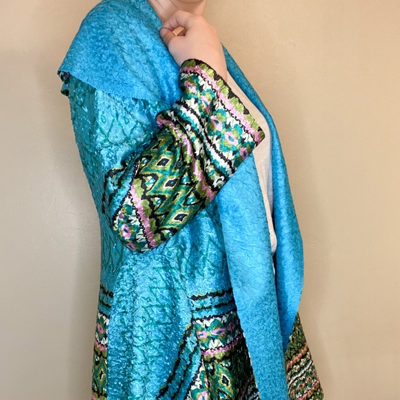 Multi Color Cardigan Shawl - Picture 2 of 6